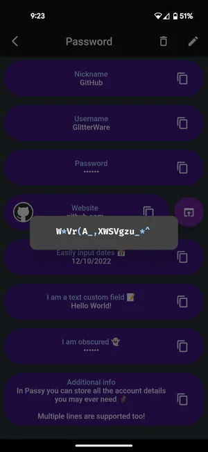 Passy  crossplatform password manager